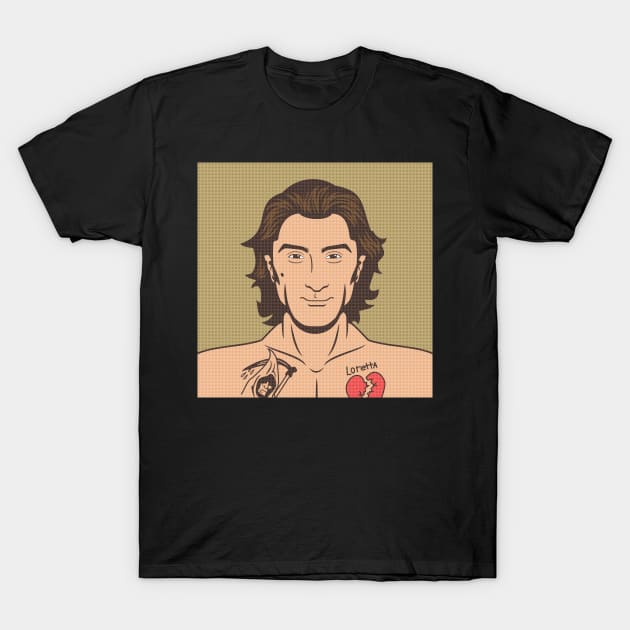 Robert De Niro - Max Cady T-Shirt by Wahyu Aji Sadewa